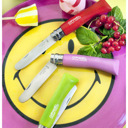 Nóż składany Opinel VR No.07 My first Opinel kolorowy