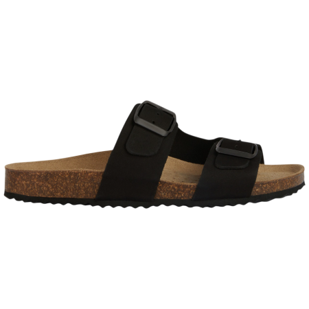 Klapki damskie Geox D Brionia ciemnoszary BLACK