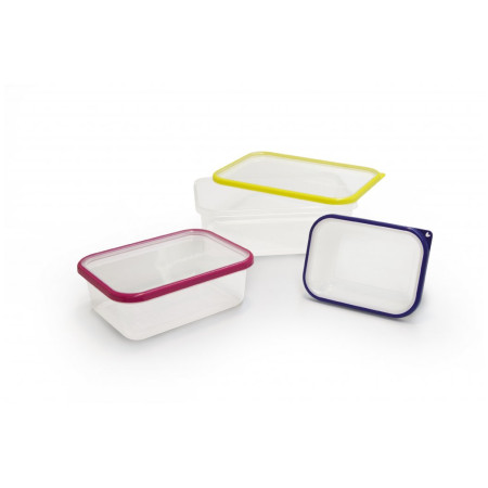 Pudełko na jedzenie Omada Sanaliving Box Set 0,4L + 1L + 2L