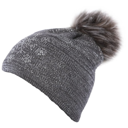 Czapka damska Sherpa Suzan ciemnoszary MelDarkGray