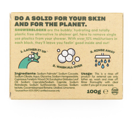 Żel pod prysznic Totally Solid Solid Shower Gel EO Range - Cedarwood & Eucalyptus