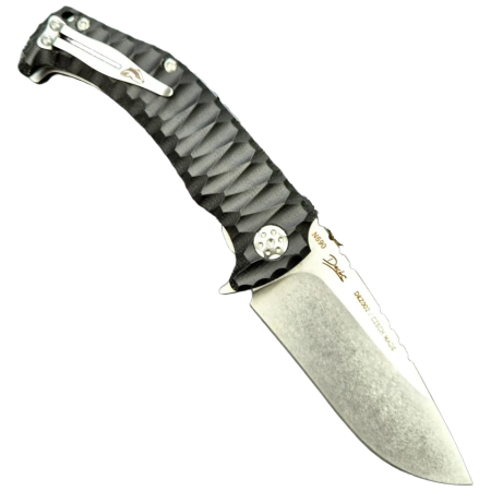 Nóż składany Dachs Knives Charon EVO czarny Black Micarta