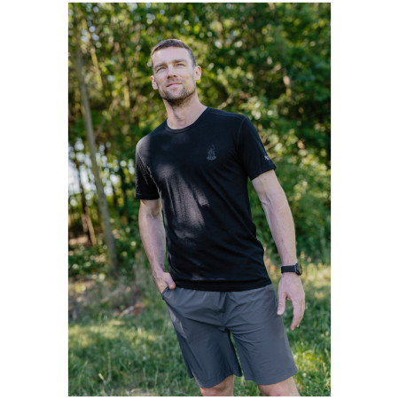 Koszulka męska Zulu Merino Fire 160 Short Comfy