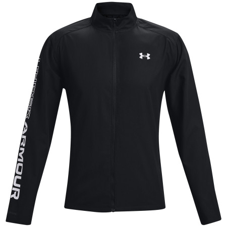 Męska kurtka wiosenna Under Armour STORM Run Jacket czarny Black / White / Reflective