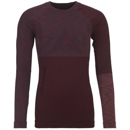 Koszulka damska Ortovox 230 Merino Competition LS W bordowy Darkwineblend