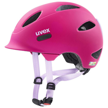 Dziecięcy kask rowerowy Uvex Oyo bordowy Berry - Purple Mat