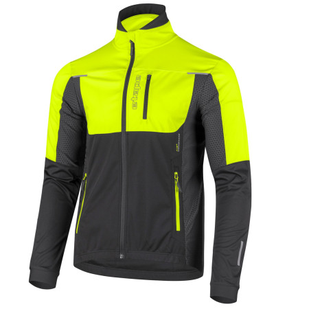 Męska kurtka softshellowa Etape Strong 2.0 czarny/żółty black/yellow
