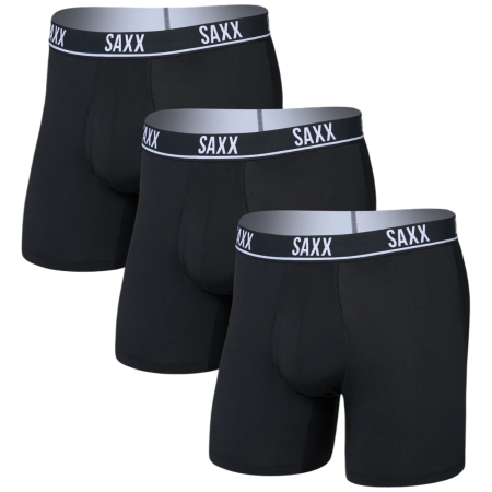 Bokserki Saxx Essential Perform Mesh Boxer Brf Fly 3Pk