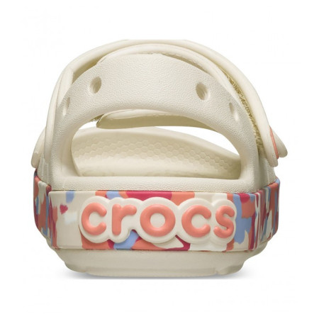 Sandały dziecięce Crocs Crocband Cruiser Glow Confetti Band Sandal Summit White/Guava