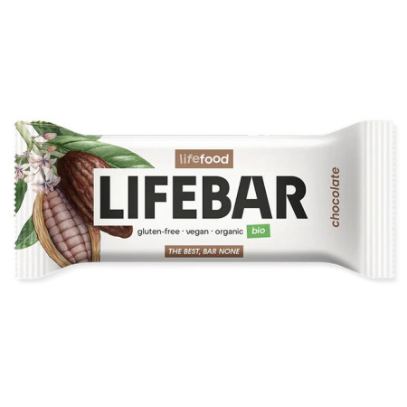 Baton Lifefood Lifebar tyčinka čokoládová RAW BIO 40 g