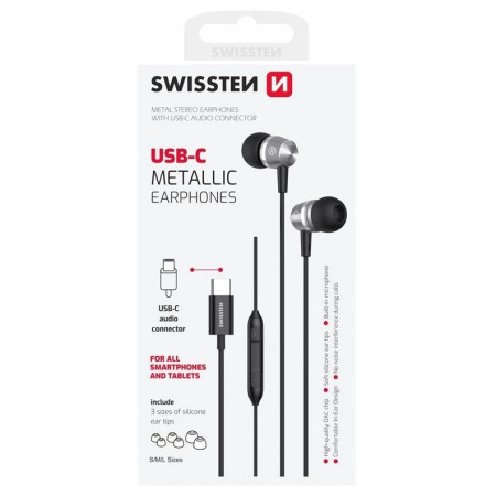 Słuchawki Swissten Metallic