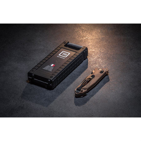 Nóż TB OUTDOOR Monobloc Knife Impact 127 Black Pvd G10