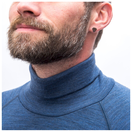Męska koszulka Sensor Merino Bold Roll Neck dl.rukáv