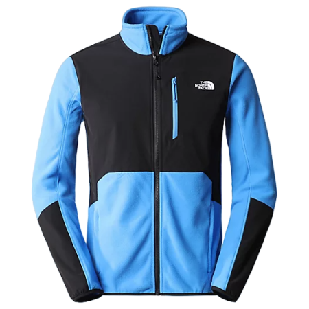 Męska bluza The North Face M Glacier Pro Full Zip niebieski OPTIC BLUE/TNF BLACK