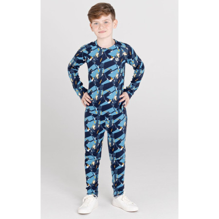 Dziecięca bielizna termoaktywna Dare 2b Partition B/L Set niebieski Darkdenimgeo