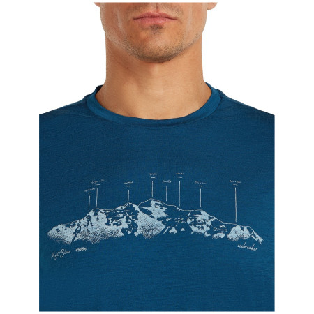 Koszulka męska Icebreaker Men Merino 150 Tech Lite SS Tee The Peaks