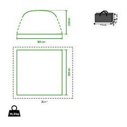 Namiot imprezowy Coleman Air Shelter M