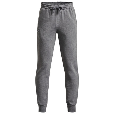 Dziecięce spodnie dresowe Under Armour Rival Fleece Joggers Gray szary Gray