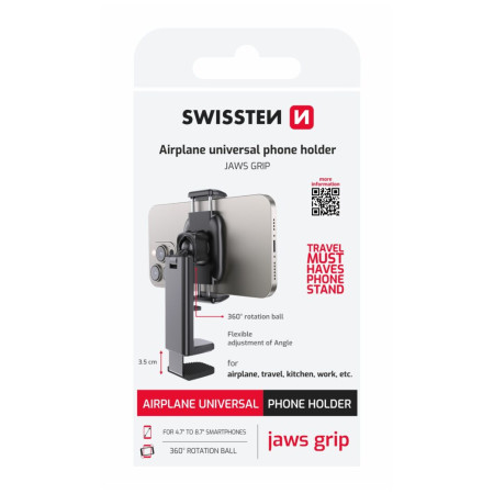 Uchwyt Swissten Universal phone holder Jaws Grip