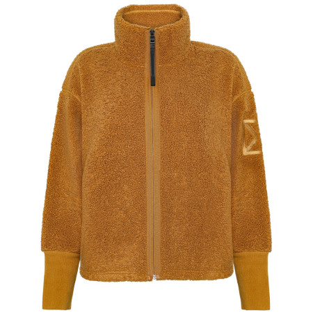 Bluza damska Didriksons Mella Wns Fz 3 pomarańczowy Spice Brown