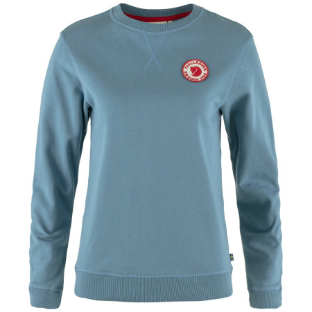 Sweter damski Fjällräven 1960 Logo Badge Sweater jasnoniebieski Dawn Blue
