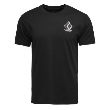 Koszulka męska Black Diamond M Boulder Ss Tee czarny