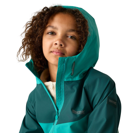 Kurtka dziecięca Regatta Hanleigh Turquoise/Mediterranea
