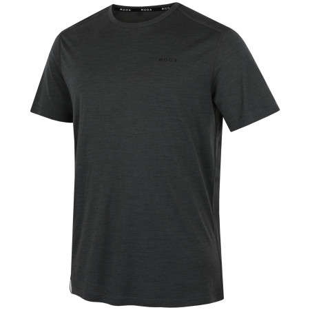 Koszulka męska MOOA Merino Lyolite 150 Short czarny black melange
