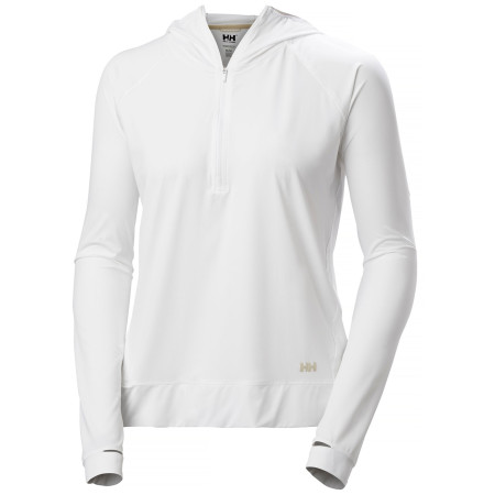 Bluza damska Helly Hansen W Shine Solen 1/2 Zip Hoodie biały 001 WHITE