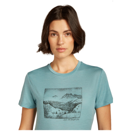Koszulka damska Icebreaker Women Merino 150 Tech Lite SS Tee Terrain