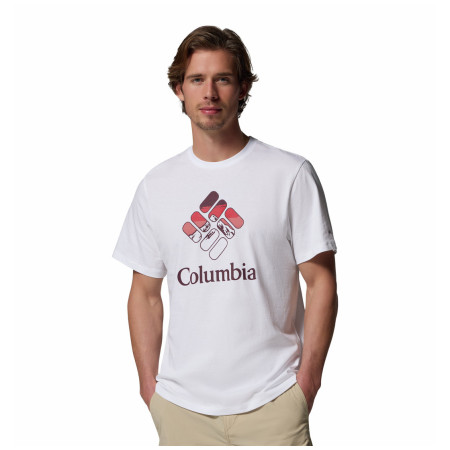 Koszulka męska Columbia CSC™ Seasonal Graphic Tee biały White, Heavenly Stacked Gem
