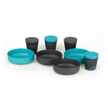 Zestaw naczyń Sea to Summit DeltaLight Camp Set 4.4 niebieski/szary Pacific Blue / Grey