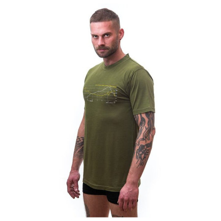 Koszulka męska Sensor Merino Wool Active PT Track (short sleeve)