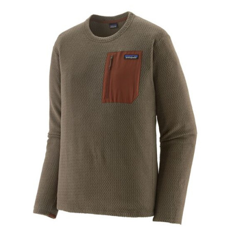 Męska bluza Patagonia M's R1 Air Crew brązowy Marlow Brown