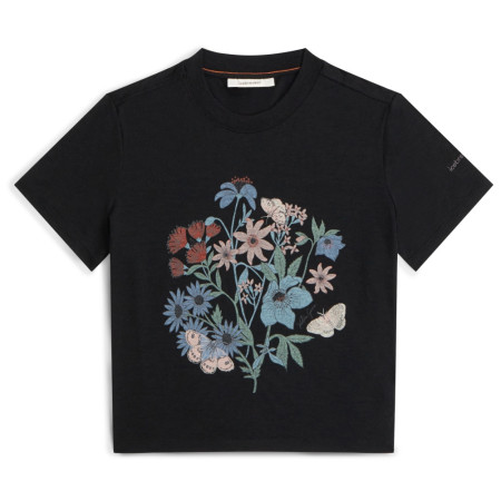 Koszulka damska Icebreaker Merino 150 Tech Lite SS Crop Tee NZ Flora