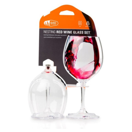 Kieliszki do wina GSI Outdoors Nesting Red Wine Glass Set