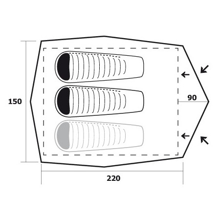 Namiot turystyczny Trimm Comet