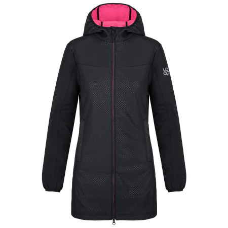 Płaszcz damski Loap Ura czarny Tap Shoe/Pink