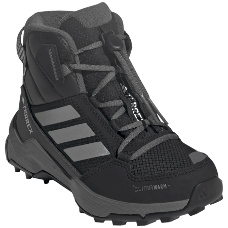 Buty dziecięce Adidas Terrex Ax4R Cw+ Mid K czarny/szary Black