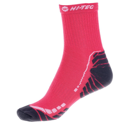 Damskie skarpety Hi-Tec Voren różowy RaspberryRed/DarkGray/Fuchsia