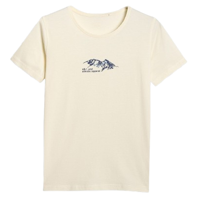 Koszulka damska 4F Tshirt F2713 biały OFF WHITE