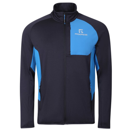 Męska bluza Progress Forbes czarny/niebieski černomodrá/modrá