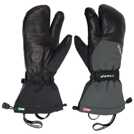 Rękawiczki Camp Split Mitt N czarny Black / Grey