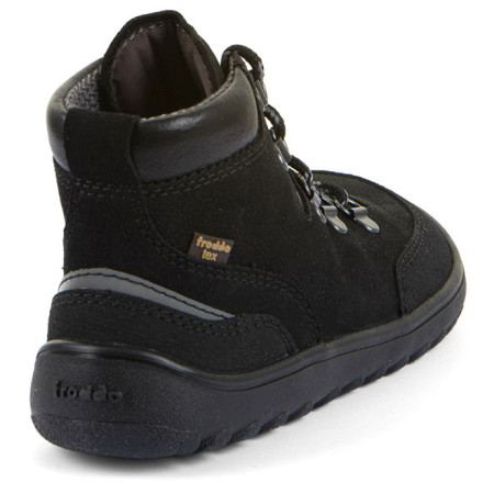 Dziecięce całoroczne buty barefoot Frodo Barefoot Up Trail Tex Black