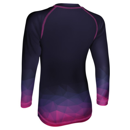 Dziecięca koszulka WAMU Mozaika purple