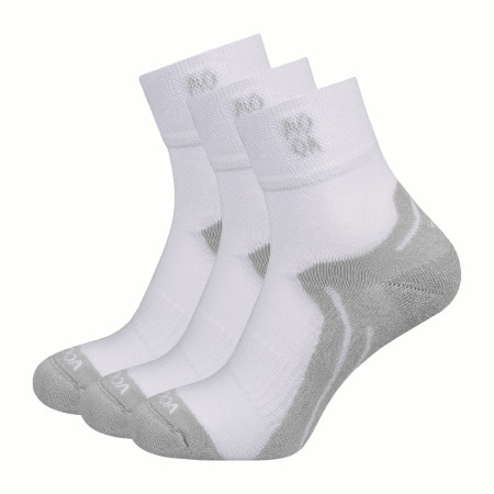 Skarpetki MOOA Bamboo Active Mid 3-pack biały/szary White/Grey