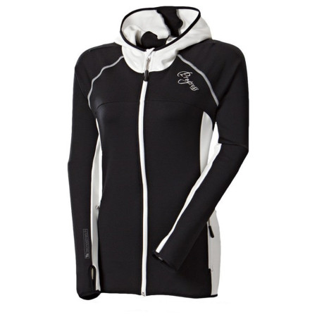 Bluza damska Progress Tiba czarny/biały Black/White