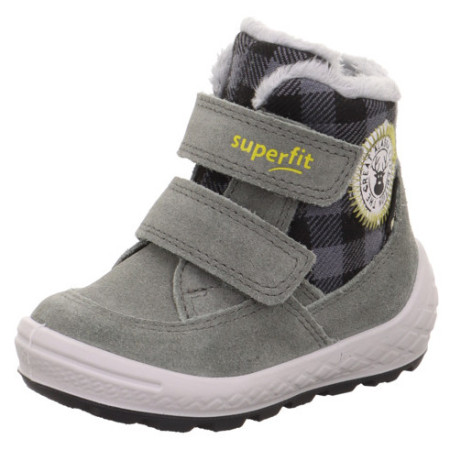 Dziecięce buty zimowe Superfit Groovy 2.0 Grün/Grau szary Grün/Grau