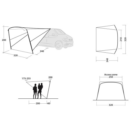Wiata Outwell Touring Canopy