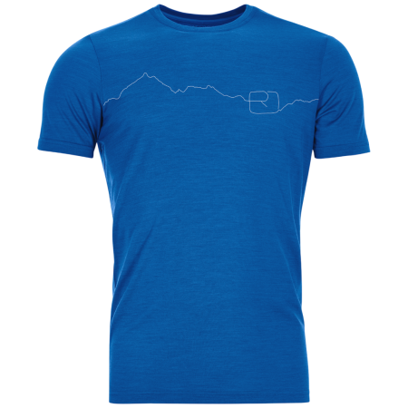 Koszulka męska Ortovox 150 Cool Mountain Ts M niebieski/biały Blue Note